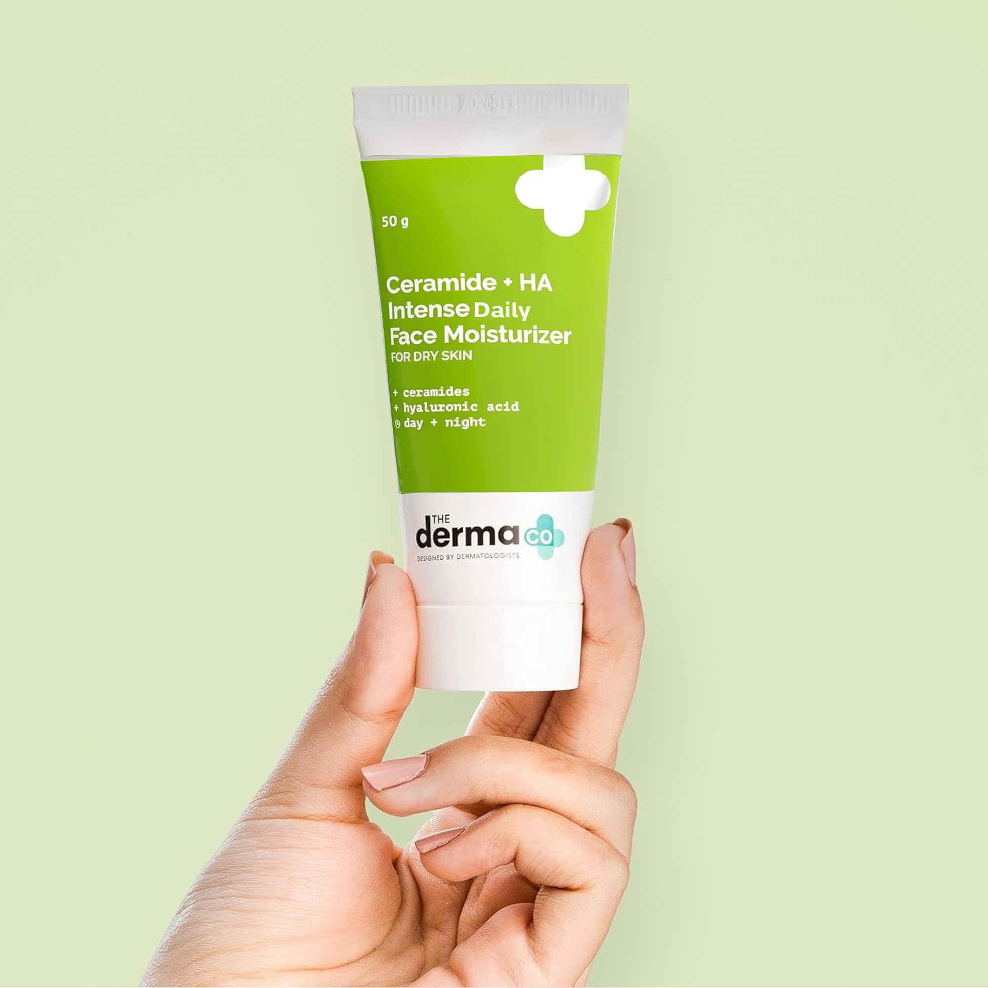 Amazon.com: The Derma Co Ceramide + HA Face Moisturizer, 50g